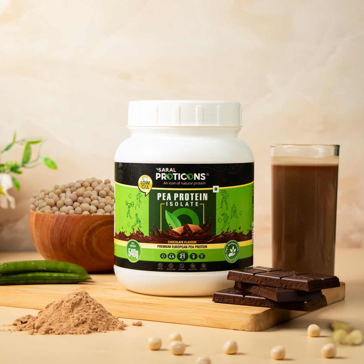 Pea Protein Isolate – Chocolate Flavor