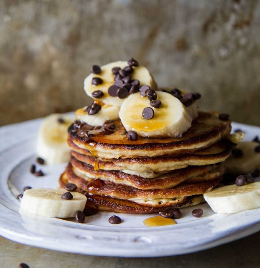 Choco banana pancake recipe with protein powder
