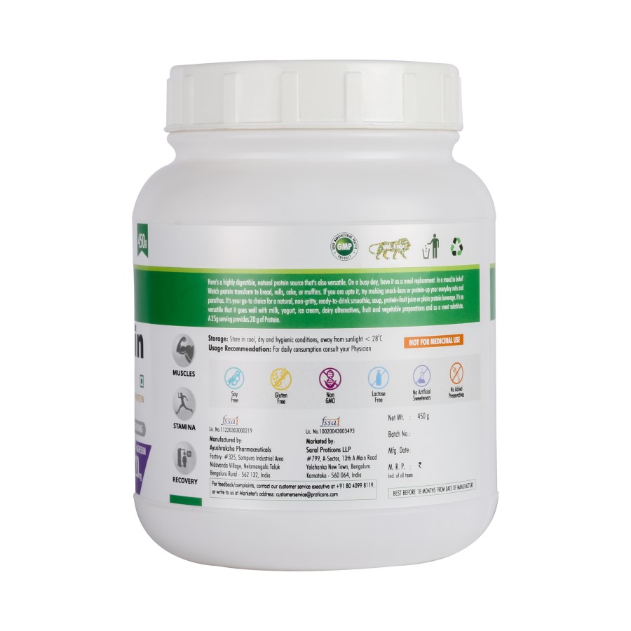 Natural Imported Plant protein BCAA digestible, weight loss