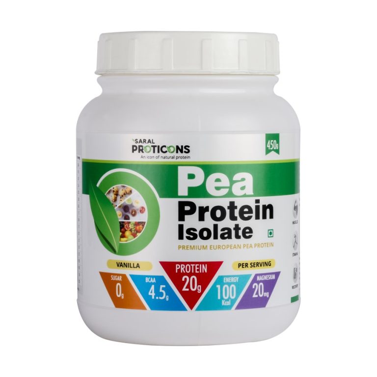 Pea Protein Isolate Vanilla Flavor Saral Proticons
