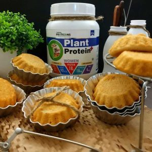 Muffins recipe with plant protein powder