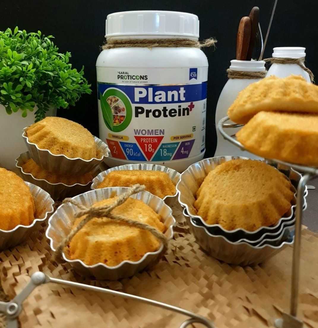 Muffins recipe with plant protein powder